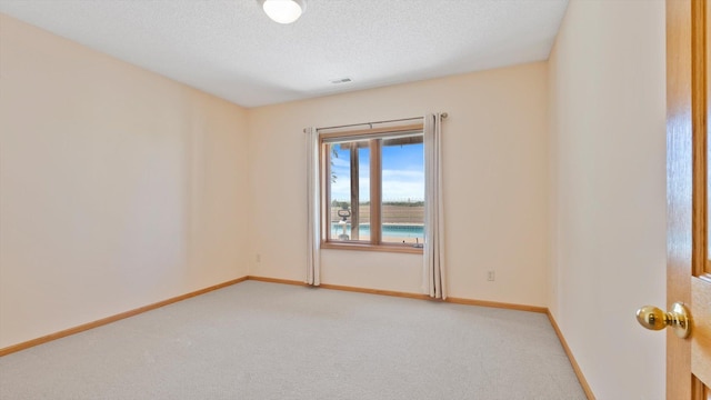 27285 Cambodia Ave, Castle Rock Twp, MN 55024 - empty room featuring light carpet, baseboards, and a textured ceiling