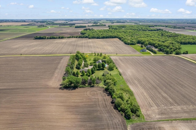 27285 Cambodia Ave, Castle Rock Twp, MN 55024 - overview of rural landscape with farmland and property parcel outlined