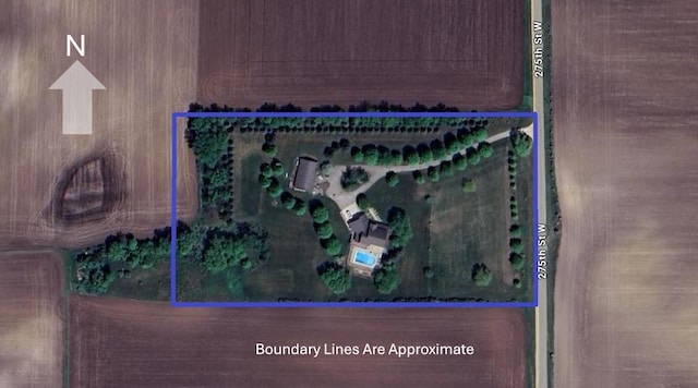 27285 Cambodia Ave, Castle Rock Twp, MN 55024 - map / location featuring property boundaries highlighted