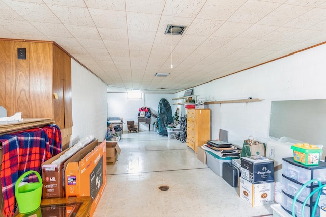 613 9th St NW, Faribault, MN 55021 - below grade area with concrete block wall