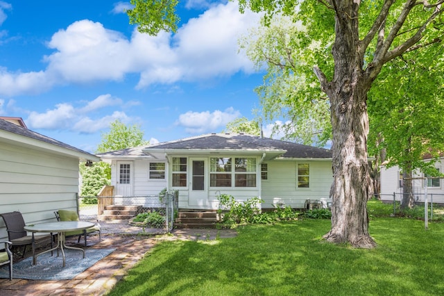 613 9th St NW, Faribault, MN 55021 - back of house with a patio area