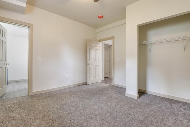 324 Douglas St, Chetek, WI 54728 - unfurnished bedroom with carpet, a closet, and baseboards