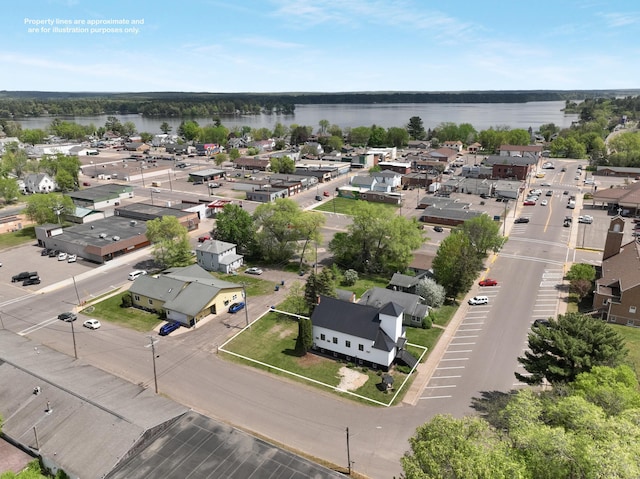 324 Douglas St, Chetek, WI 54728 - drone / aerial view of a nearby body of water
