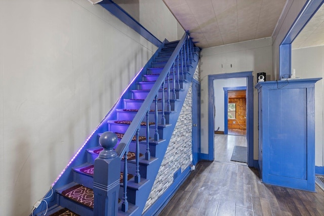 202 6th Ave, Bovey, MN 55709 - stairs featuring wood finished floors