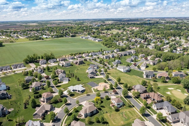 1121 Maplebeck Enclave NE, Byron, MN 55920 - aerial view of property and surrounding area featuring nearby suburban area