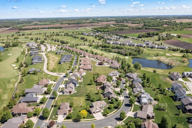 1121 Maplebeck Enclave NE, Byron, MN 55920 - view of property location with a nearby body of water, nearby suburban area, and a local golf course