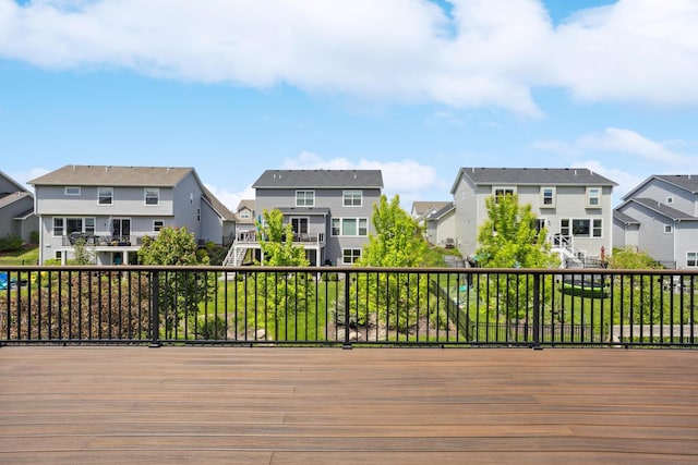 11686 32nd St N, Lake Elmo, MN 55042 - wooden terrace featuring a residential view