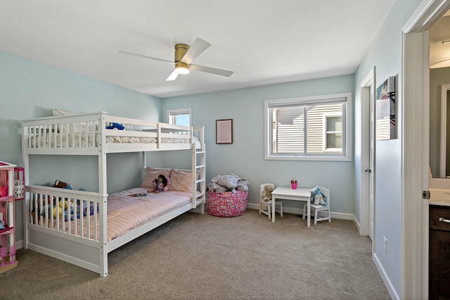 11686 32nd St N, Lake Elmo, MN 55042 - carpeted bedroom featuring ceiling fan and baseboards