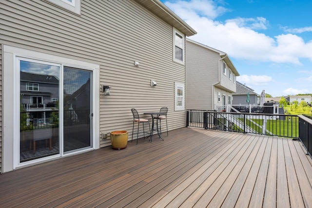 11686 32nd St N, Lake Elmo, MN 55042 - deck with a residential view
