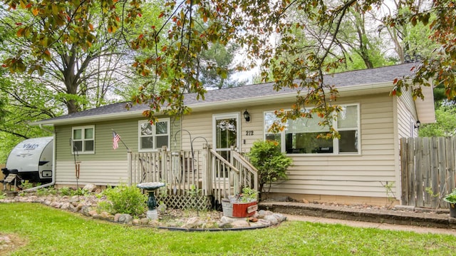 212 Mound Park Dr, Elk Mound, WI 54739 - view of back of property