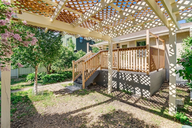 4845 15th Ave S, Minneapolis, MN 55417 - view of patio featuring a pergola and a deck