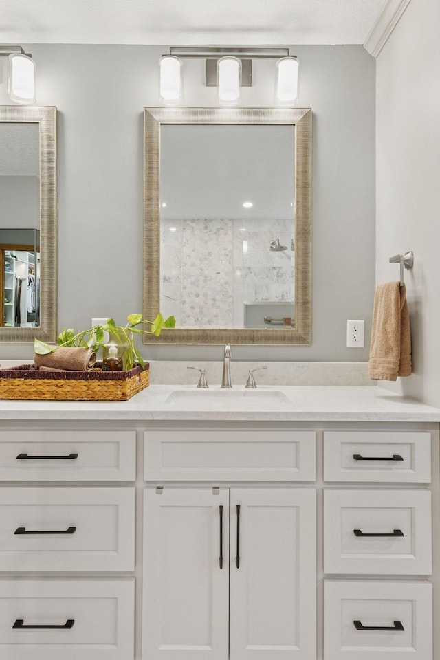 18172 Tamarack Dr, Minnetonka, MN 55345 - bathroom with vanity and a shower