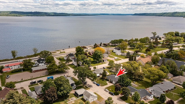 311 Wisconsin St, Lake City, MN 55041 - aerial view of residential area with a nearby body of water