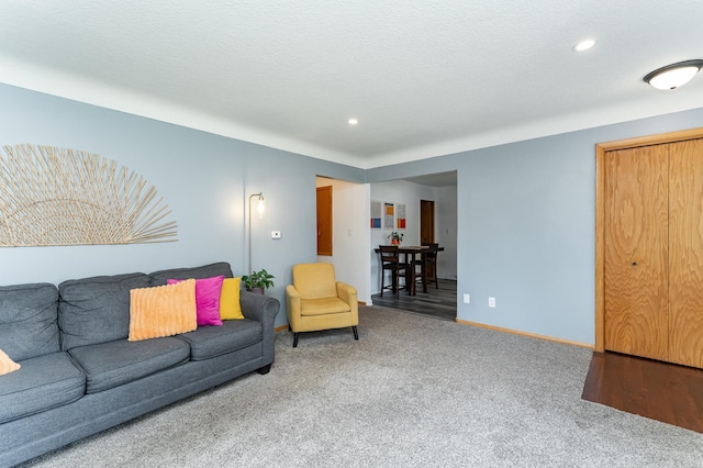 311 Wisconsin St, Lake City, MN 55041 - carpeted living area featuring recessed lighting and baseboards
