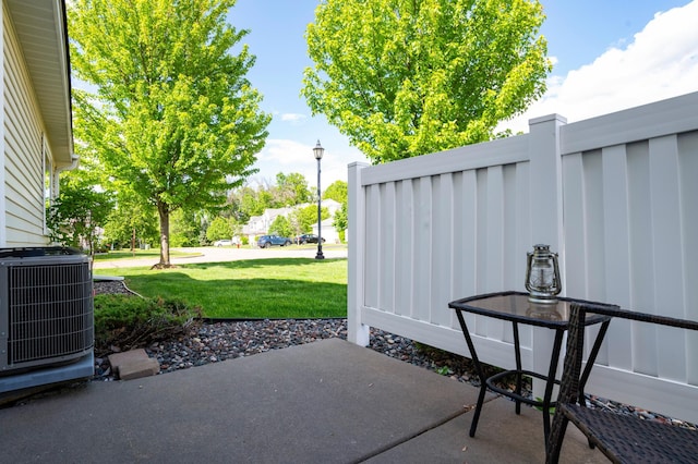 4960 149th St N Unit 6, Hugo, MN 55038 - view of patio / terrace featuring central air condition unit