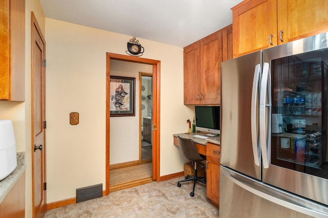 721 Maple Dr, Aurora, MN 55705 - office with built in desk and baseboards