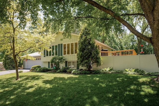 17915 17th Ave N, Plymouth, MN 55447 - view of front facade featuring concrete driveway, board and batten siding, and a garage