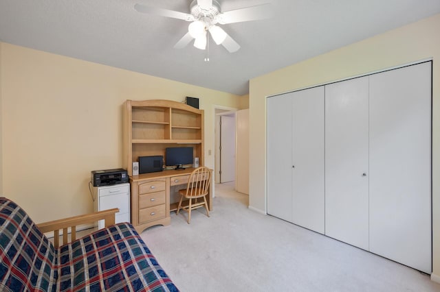 17915 17th Ave N, Plymouth, MN 55447 - office featuring light colored carpet and ceiling fan