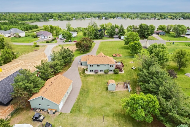 28610 Bay Shore Dr NW, Isanti, MN 55040 - drone / aerial view of a nearby body of water