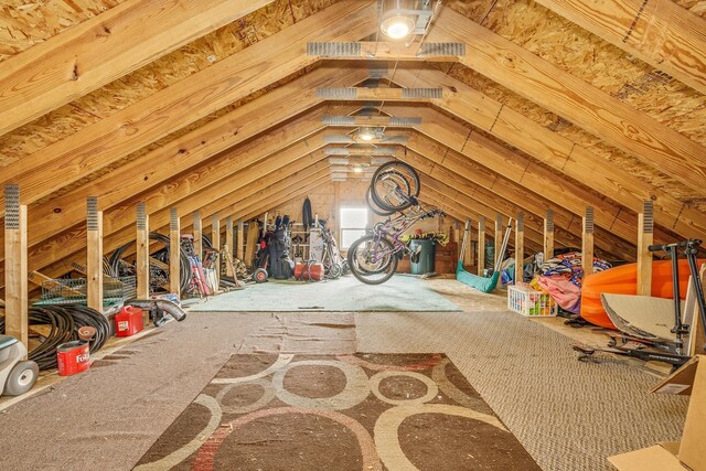 28610 Bay Shore Dr NW, Isanti, MN 55040 - view of unfinished attic