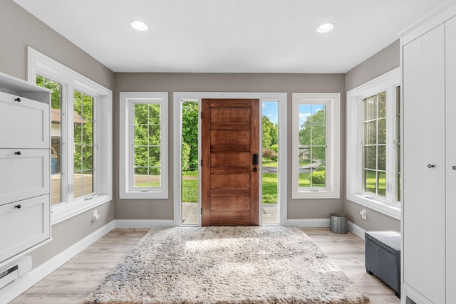 8150 Wildwood Rd, Laketown Twp, MN 55387 - entrance foyer featuring healthy amount of natural light, baseboards, and recessed lighting
