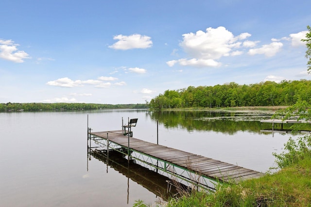 218 9 1/4 Ave, Turtle Lake, WI 54004 - dock area with a water view