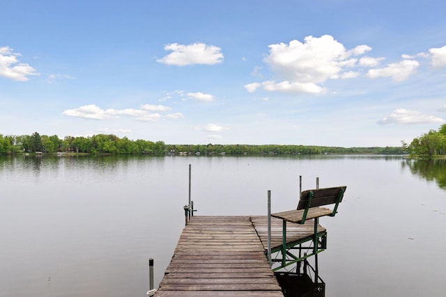 218 9 1/4 Ave, Turtle Lake, WI 54004 - dock with a water view