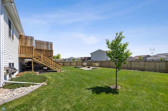 1095 Parkway Ln, West Fargo, ND 58078 - view of yard featuring stairs
