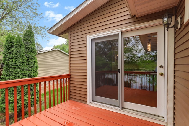 10432 102nd Pl, Maple Grove, MN 55369 - view of wooden deck