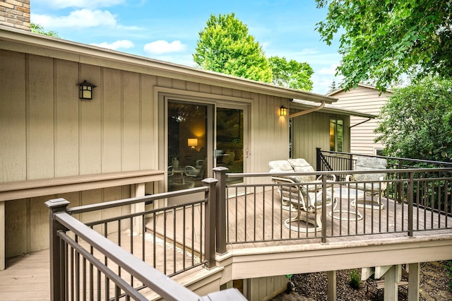 451 Reflection Rd, Apple Valley, MN 55124 - view of wooden deck