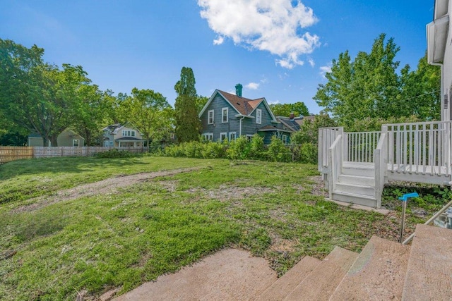 1912 15th Ave N, Minneapolis, MN 55411 - view of yard featuring a deck