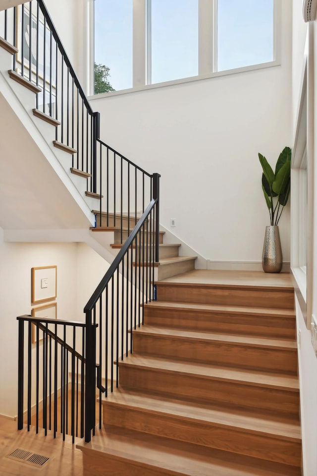 view of stairs