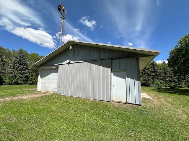 14390 Sperry Lake Rd, Harrison Twp, MN 56209 - view of outbuilding with driveway