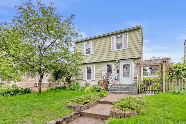 1344 Schletti St, Saint Paul, MN 55117 - view of front of property featuring a pergola