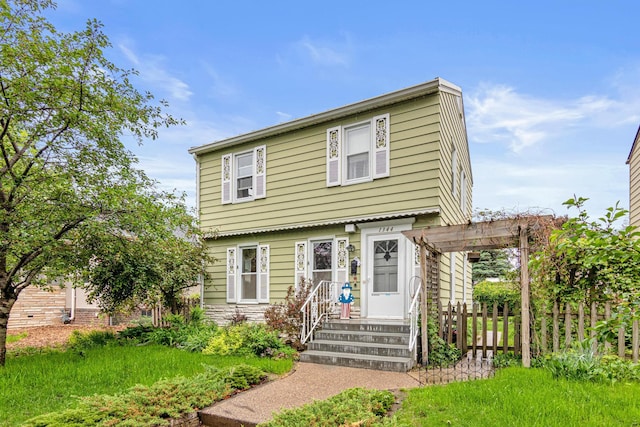 1344 Schletti St, Saint Paul, MN 55117 - colonial home with a pergola