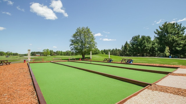 3015 Aspen Ter, Scott Twp, WI 54830 - surrounding community featuring a game area, a yard, and golf course view