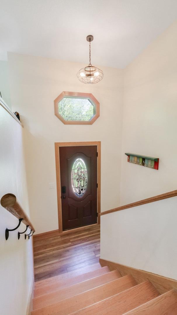 3015 Aspen Ter, Scott Twp, WI 54830 - entrance foyer with light wood-style flooring