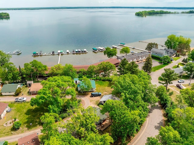 30124 Circle Dr, Breezy Point, MN 56472 - bird's eye view of a large body of water