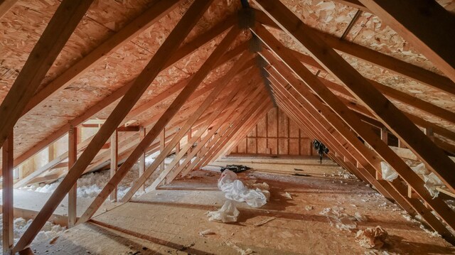 9020 120th Ave, Tilden Twp, WI 54724 - view of attic