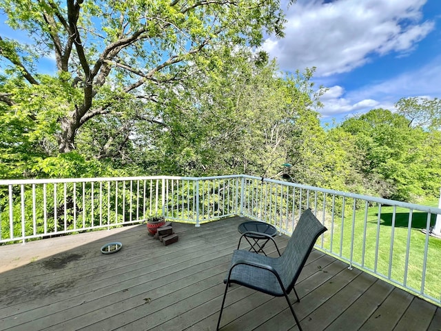 964 Aurora Cir, Red Wing, MN 55066 - view of wooden deck
