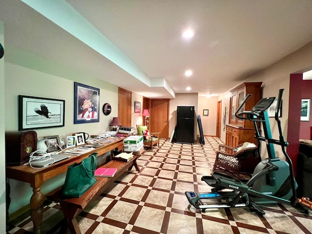 964 Aurora Cir, Red Wing, MN 55066 - office with recessed lighting and baseboards