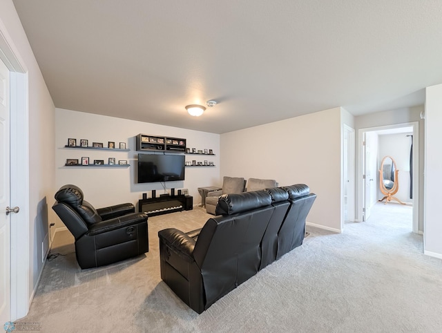 1506 67th Ave S, Fargo, ND 58104 - living area with carpet flooring and baseboards