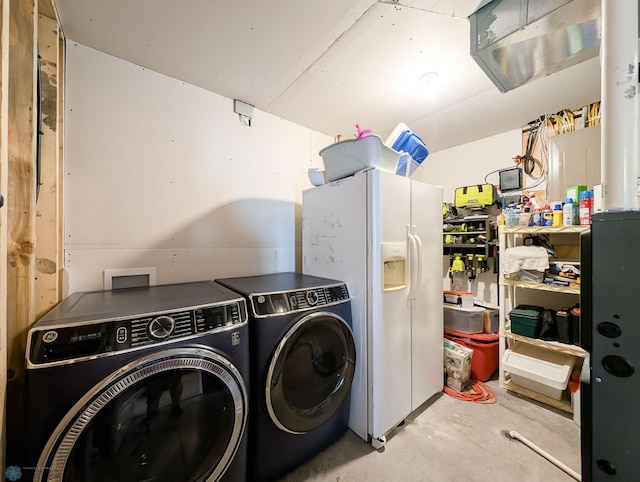 1506 67th Ave S, Fargo, ND 58104 - washroom with independent washer and dryer