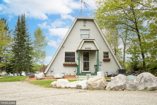 66893 185th Pl, Jacobson, MN 55752 - a-frame home with central AC unit