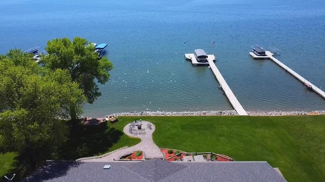 25797 Silver Beach Rd, Minnewaska Twp, MN 56334 - drone / aerial view of a large body of water