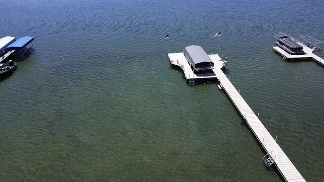 25797 Silver Beach Rd, Minnewaska Twp, MN 56334 - dock area with a water view