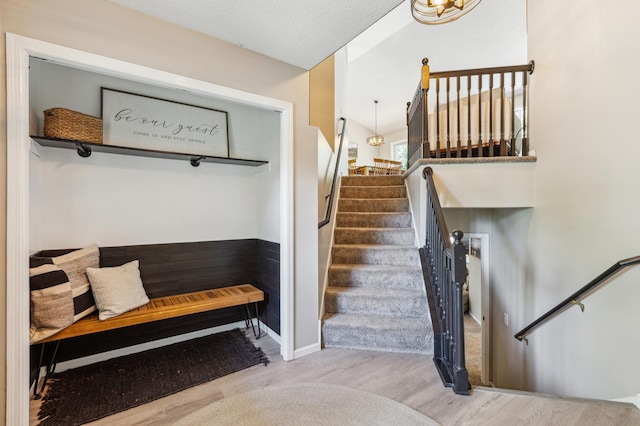 805 Natalie Dr, Buffalo, MN 55313 - stairs with wood finished floors