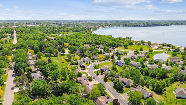 805 Natalie Dr, Buffalo, MN 55313 - aerial perspective of suburban area featuring a large body of water