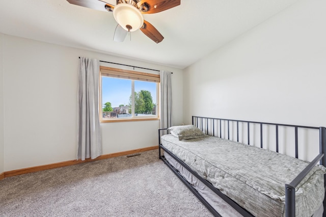 30259 Fox Run Rd, Stacy, MN 55079 - bedroom with carpet floors, baseboards, and a ceiling fan