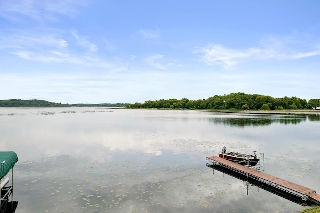 24505 Twilight Ln, Lida Twp, MN 56572 - dock featuring a water view